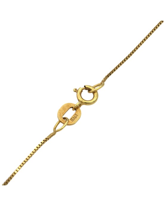 Diamond Solitaire Drop Necklace in Yellow Gold